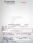 Bordereau de versement du capital social